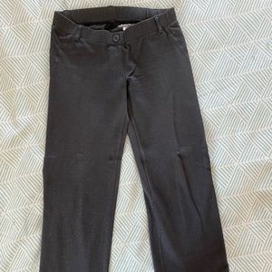 Betabrand Yoga Dress Pants, Grey, M